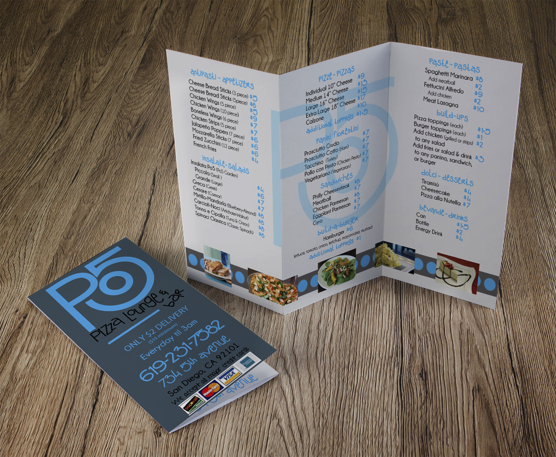 flyer menu